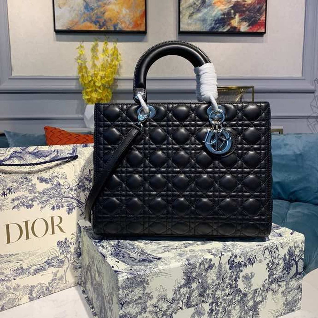 GLAMI Large Lady Bag Black For Women 12.5in/32cm CD M0566OWCB_M900