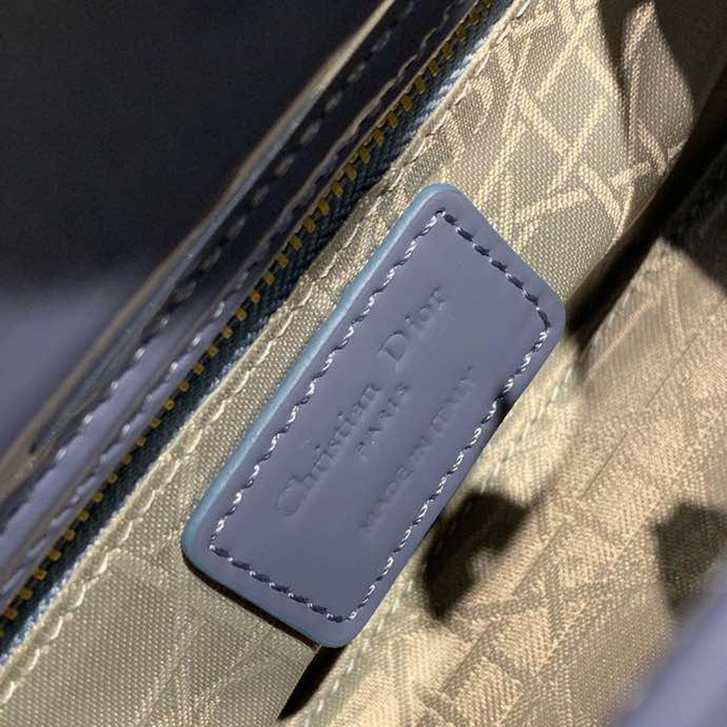 GLAMI Mini Lady Bag with Chain Silver Hardware Spring/Summer Collection, Deep Blue, For Women WomenÃ¢â‚¬â„¢s Handbags, 18cm CD
