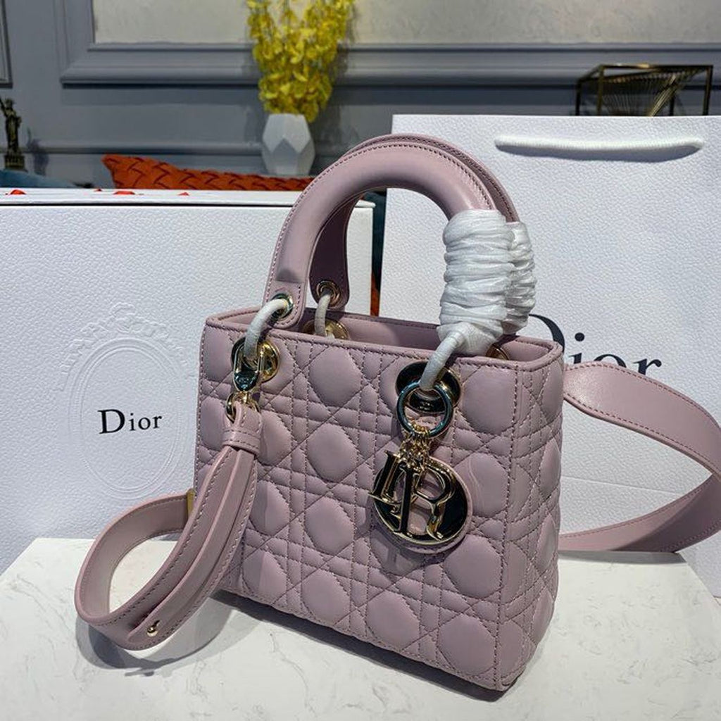GLAMI Small Lady Bag Gold Toned Hardware Lotus PearlesGLAMInt For Women 8in/20cm CD