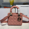 GLAMI Small Lady Bag Gold Toned Hardware Sorbet Pink For Women 8in/20cm CD