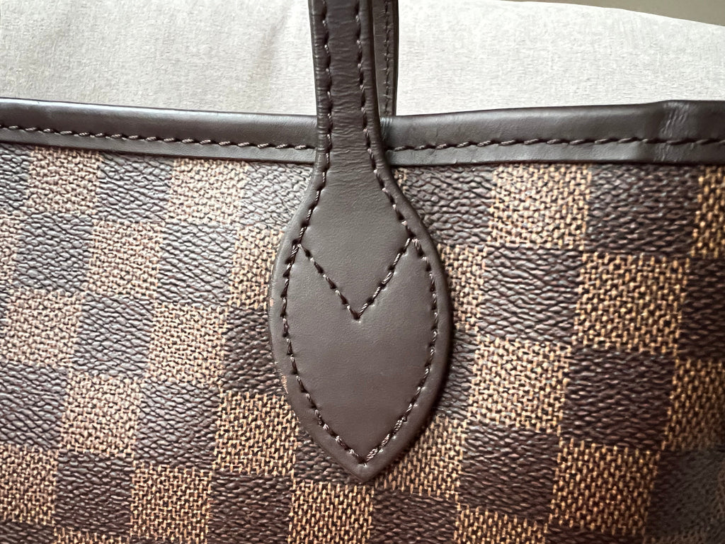 Louis Vuitton Neverfull MM Damier Ebene Rose Ballerine (RRP £1,410)