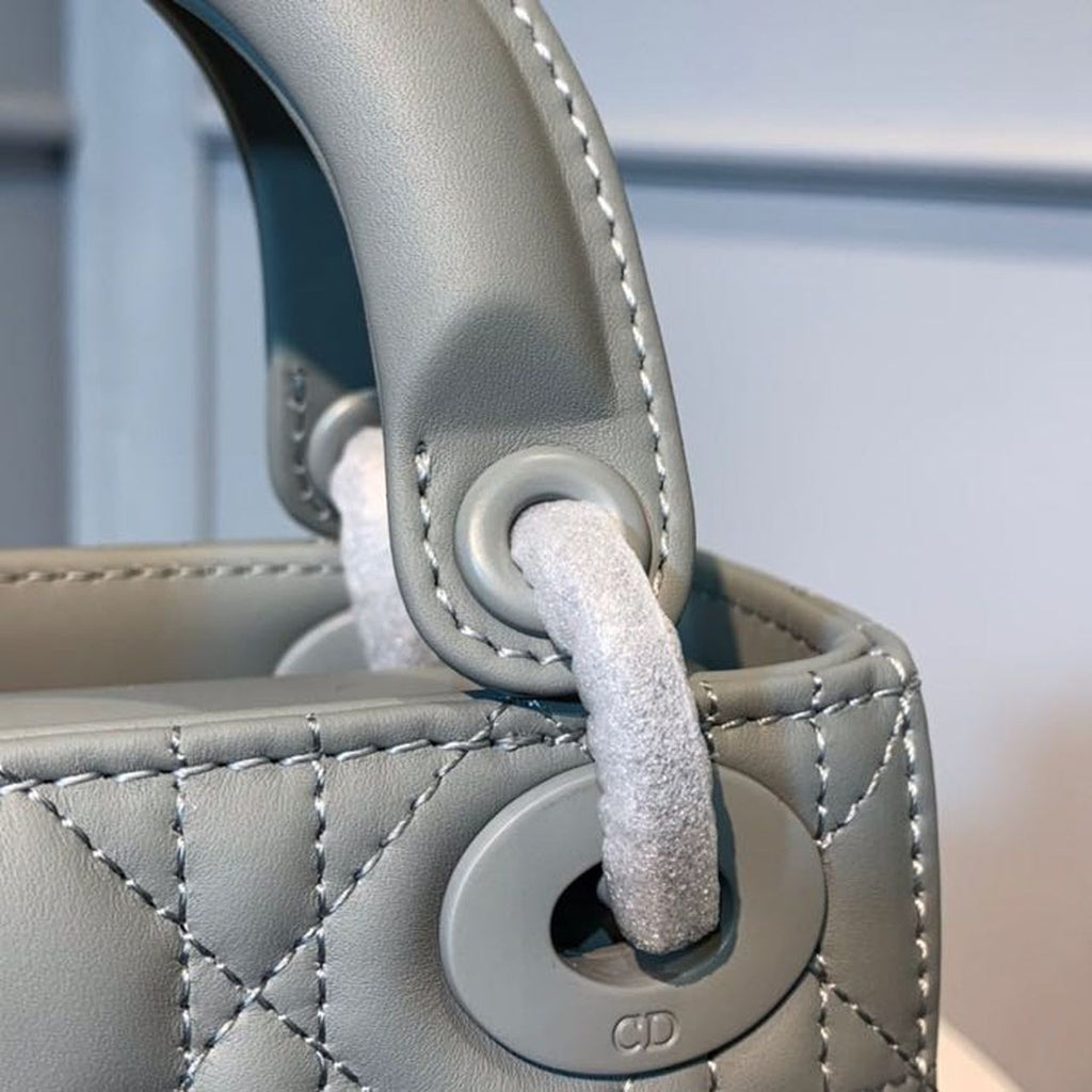 GLAMI Mini Lady Bag with Chain Matte Hardware Spring/Summer Collection, Pewter Blue, For Women WomenÃ¢â‚¬â„¢s Handbags, 18cm CD