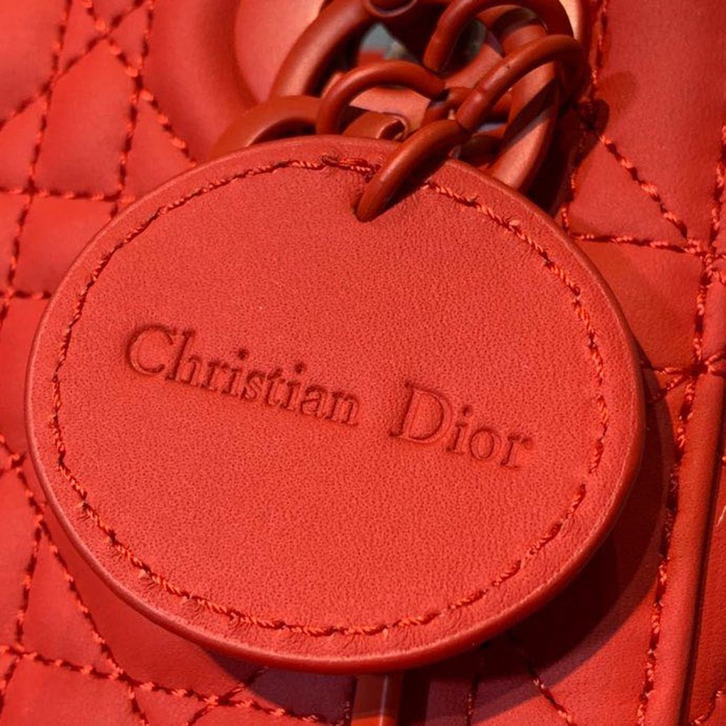 GLAMI Mini Lady Bag with Chain Matte Hardware Spring/Summer Collection, Red , For Women WomenÃ¢â‚¬â„¢s Handbags, 18cm CD