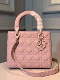 GLAMI MeGLAMIum Lady Bag Matte Hardware Powder Pink For Women 9.5in/24cm CD
