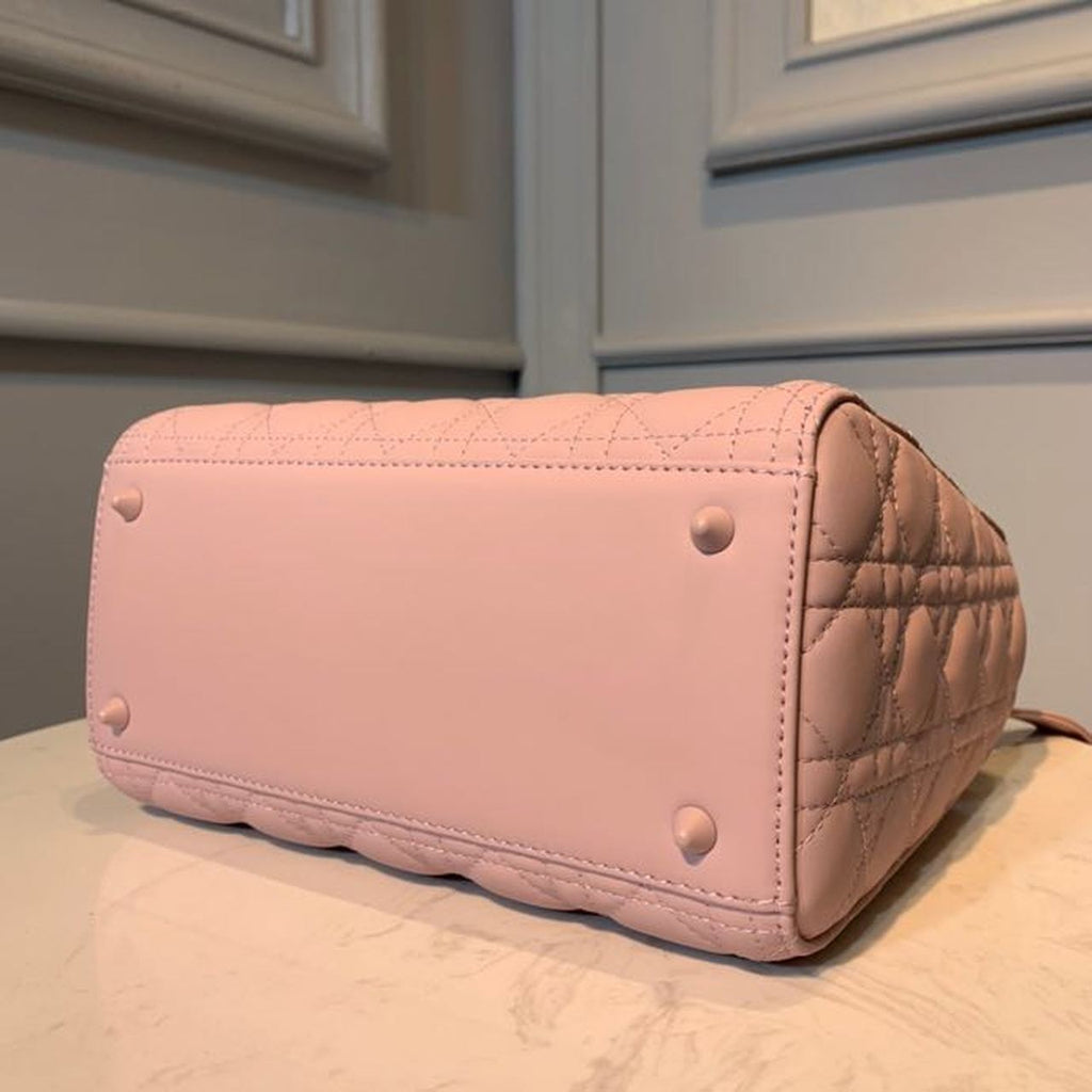 GLAMI MeGLAMIum Lady Bag Matte Hardware Powder Pink For Women 9.5in/24cm CD