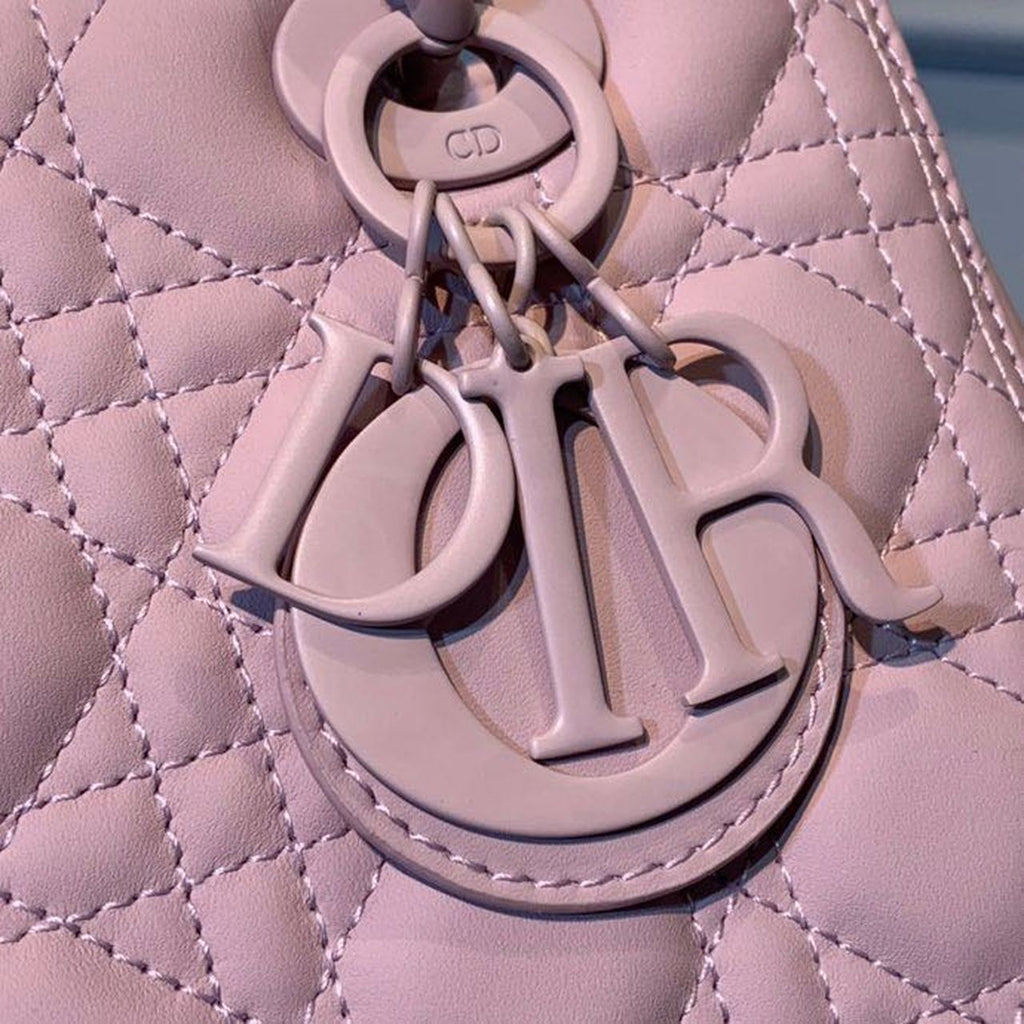 GLAMI MeGLAMIum Lady Bag Matte Hardware Powder Pink For Women 9.5in/24cm CD