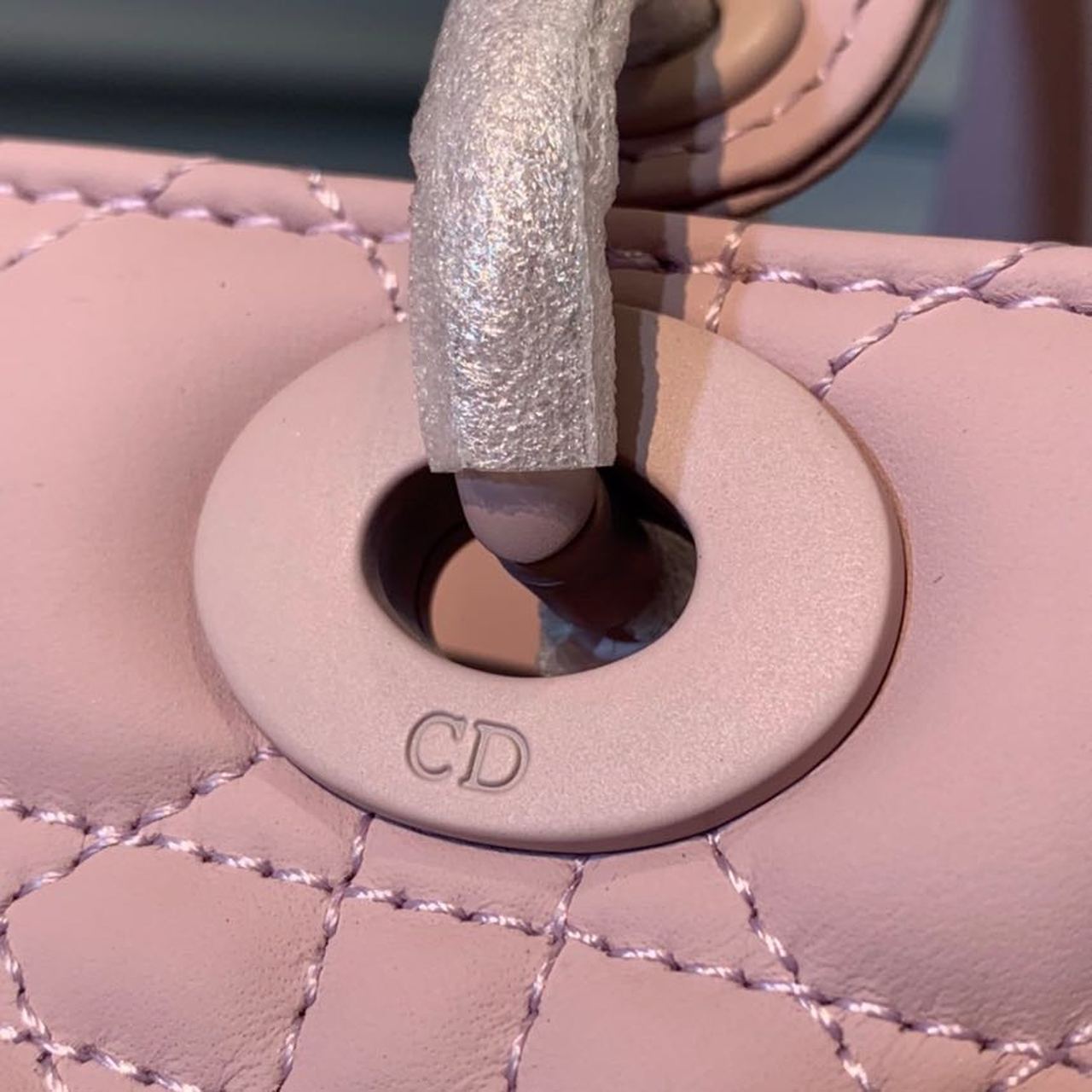 GLAMI MeGLAMIum Lady Bag Matte Hardware Powder Pink For Women 9.5in/24cm CD