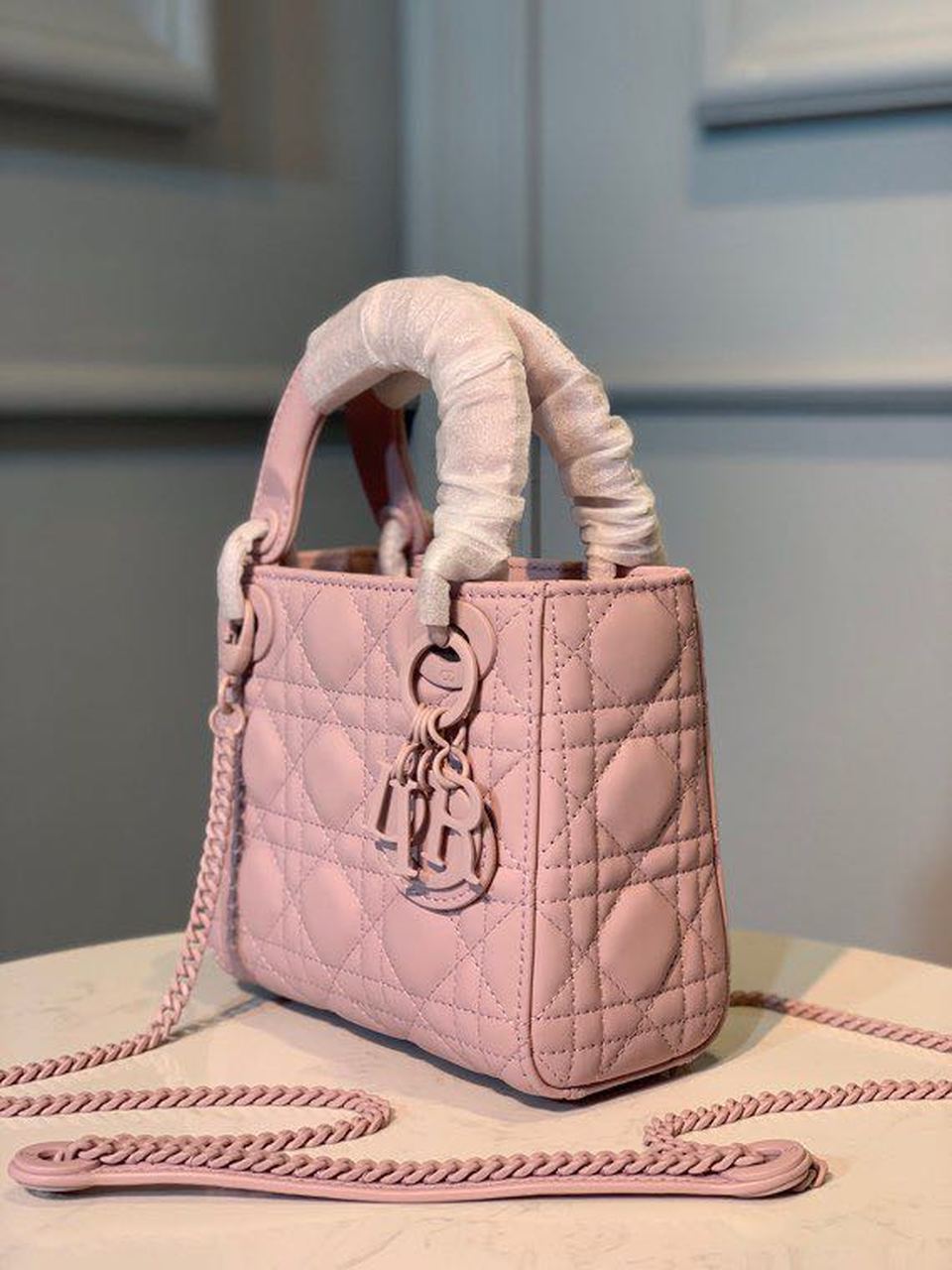GLAMI Mini Lady Bag Pink For Women 6.5in/17cm CD M0505SLOI