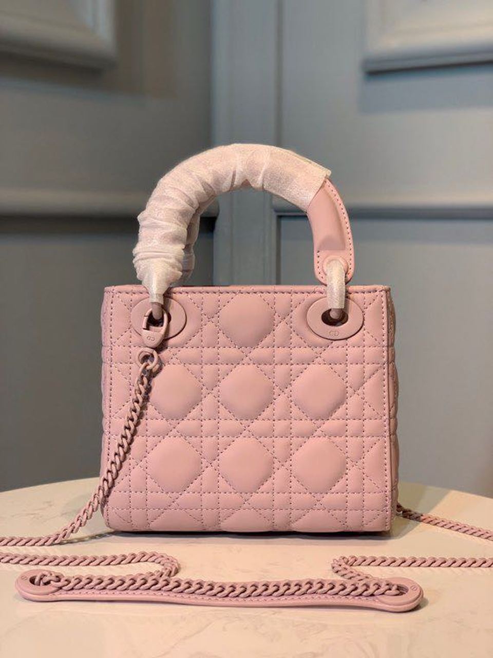 GLAMI Mini Lady Bag Pink For Women 6.5in/17cm CD M0505SLOI
