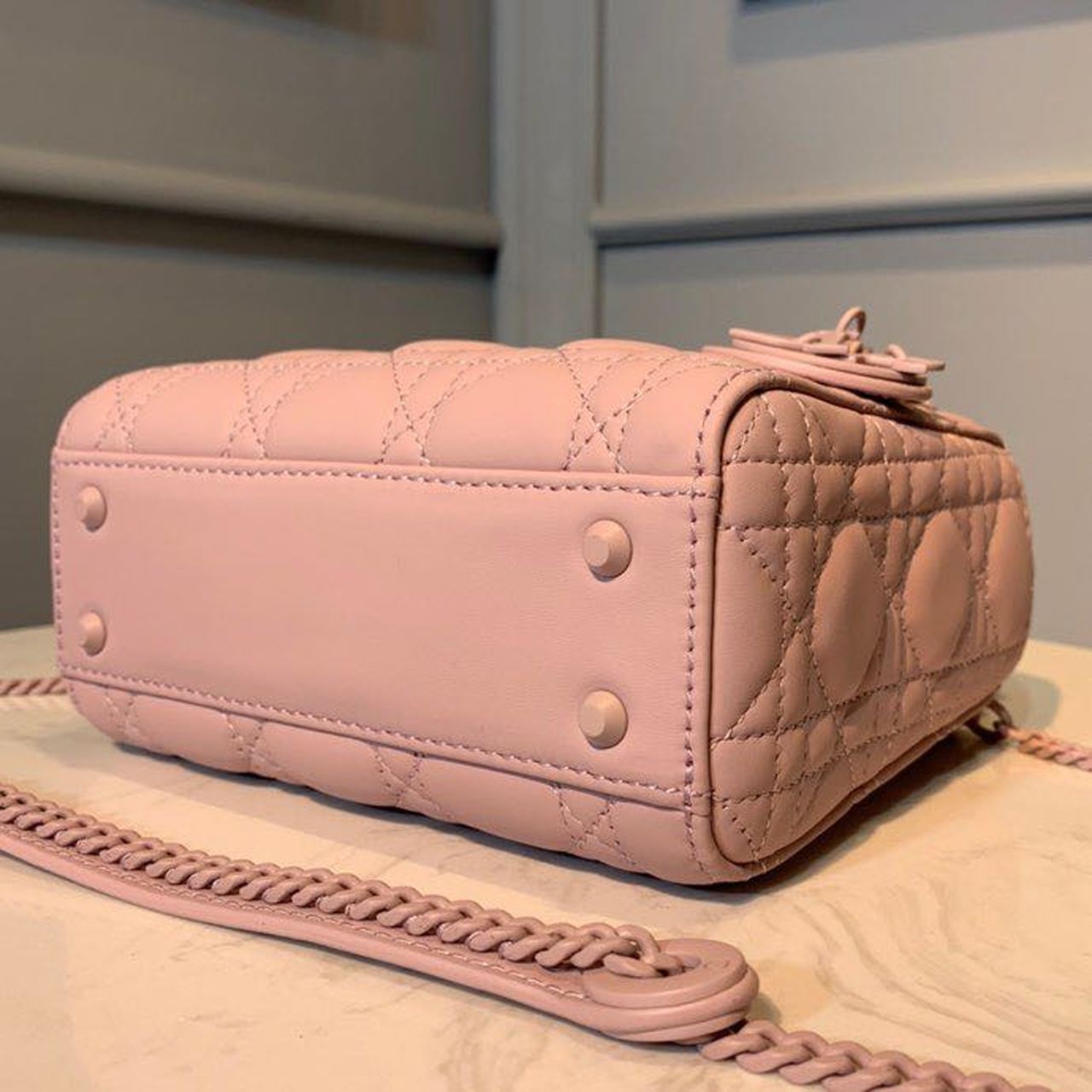 GLAMI Mini Lady Bag Pink For Women 6.5in/17cm CD M0505SLOI