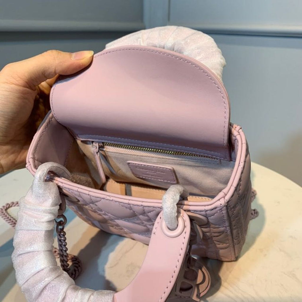GLAMI Mini Lady Bag Pink For Women 6.5in/17cm CD M0505SLOI