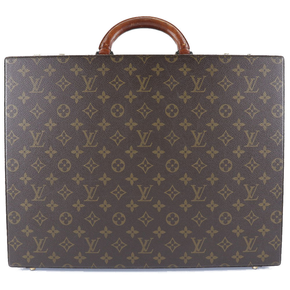 Louis Vuitton Business Bag Crusher M53124 Monogram Canvas French Made 1990 Tea CO0920 Dial Lock Crusher Unisex
