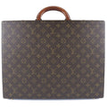 Louis Vuitton Business Bag Crusher M53124 Monogram Canvas French Made 1990 Tea CO0920 Dial Lock Crusher Unisex