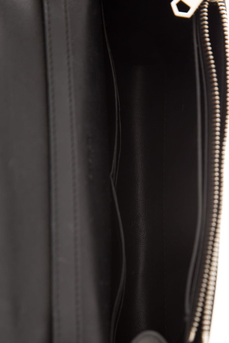 Givenchy Black & Cream Spotted Snake Skin Leather Studded Cross-Body
