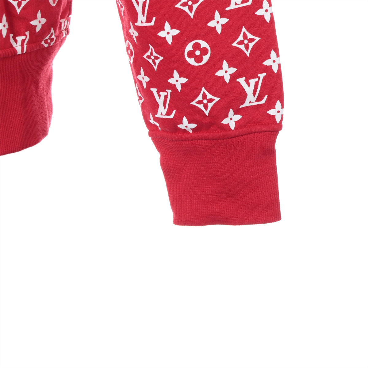 Louis Vuitton x Supreme 17AW Cotton x Leon Parker L Men Red HDY91WJIU Monogram Box Logo