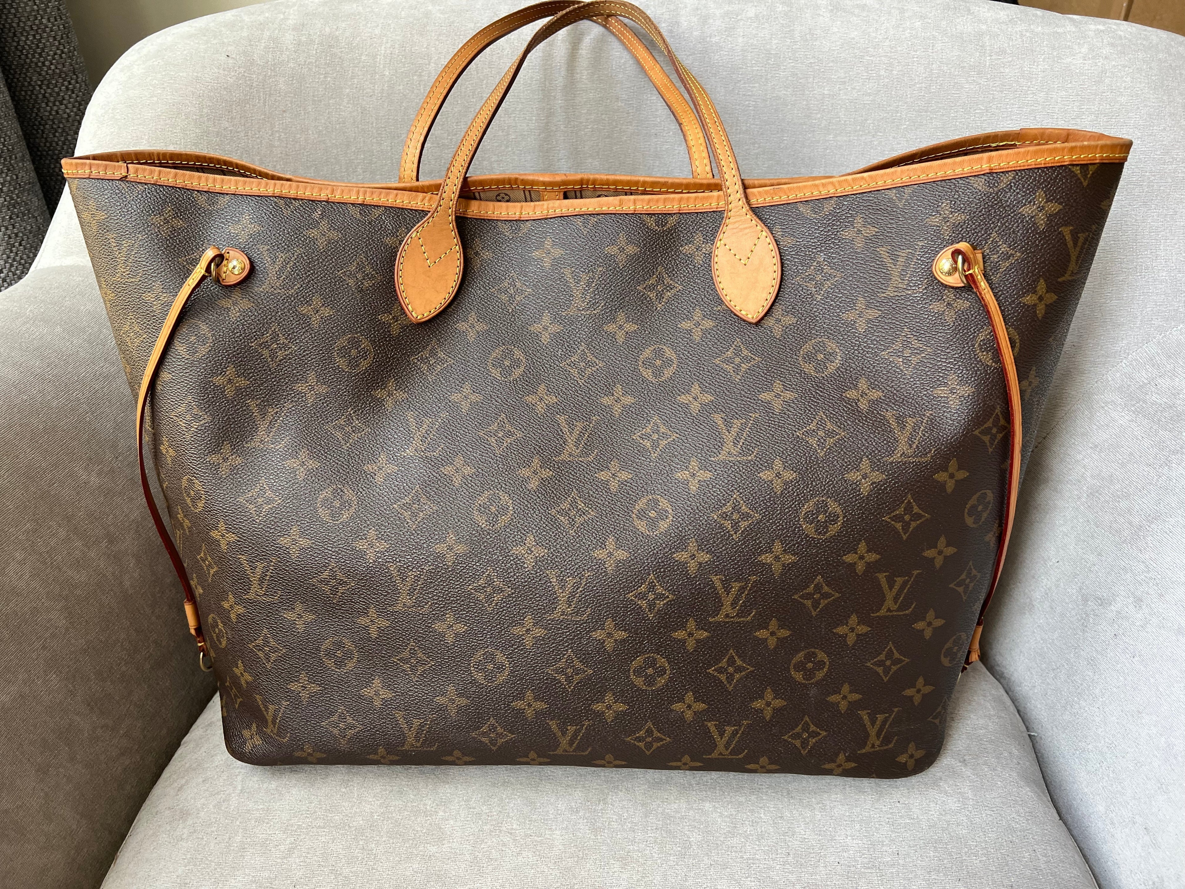Louis Vuitton Neverfull GM Monogram Beige Interior (RRP £1,460)