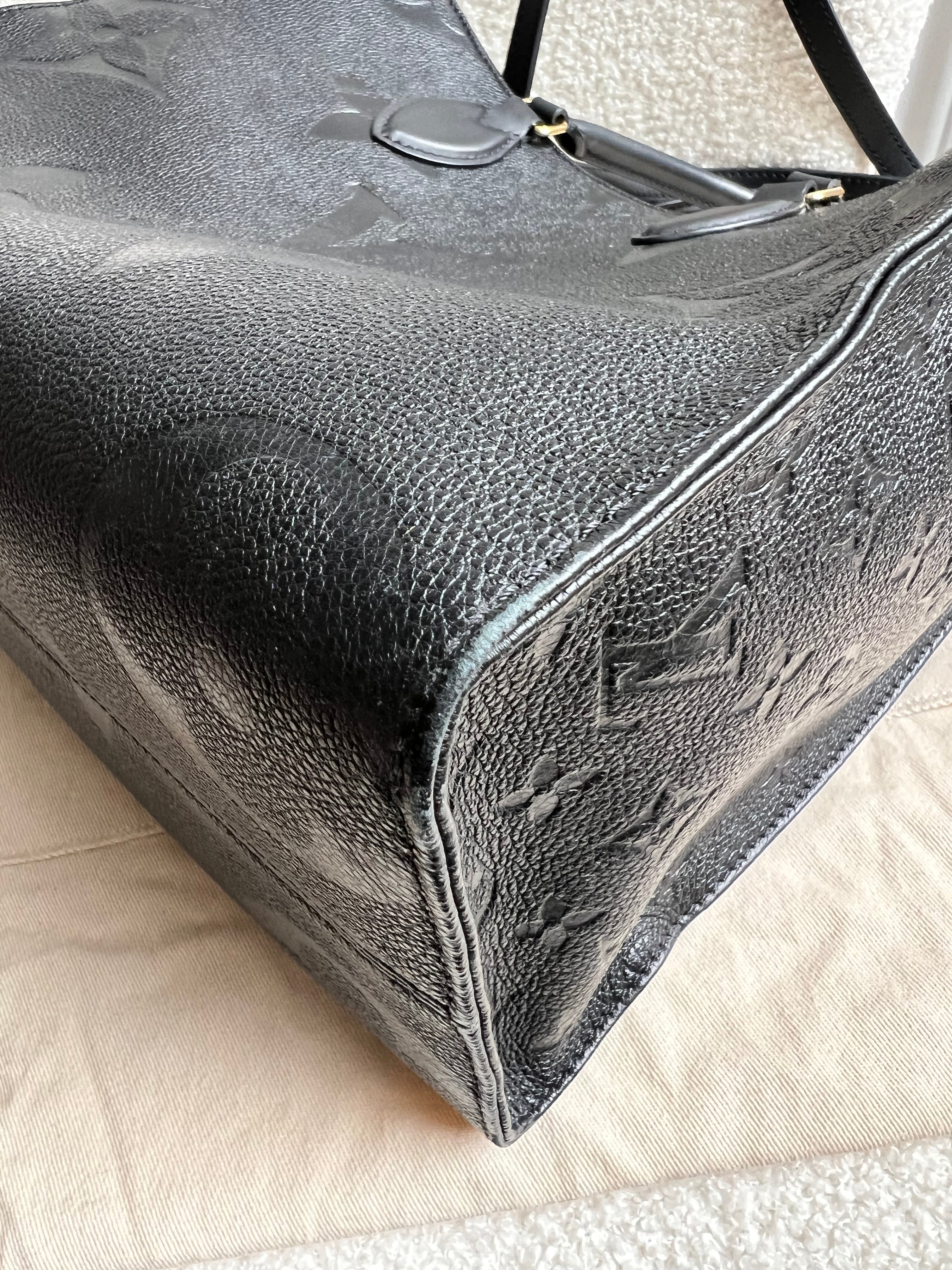 Louis Vuitton On the Go MM Black Empreinte (RRP £2,250)