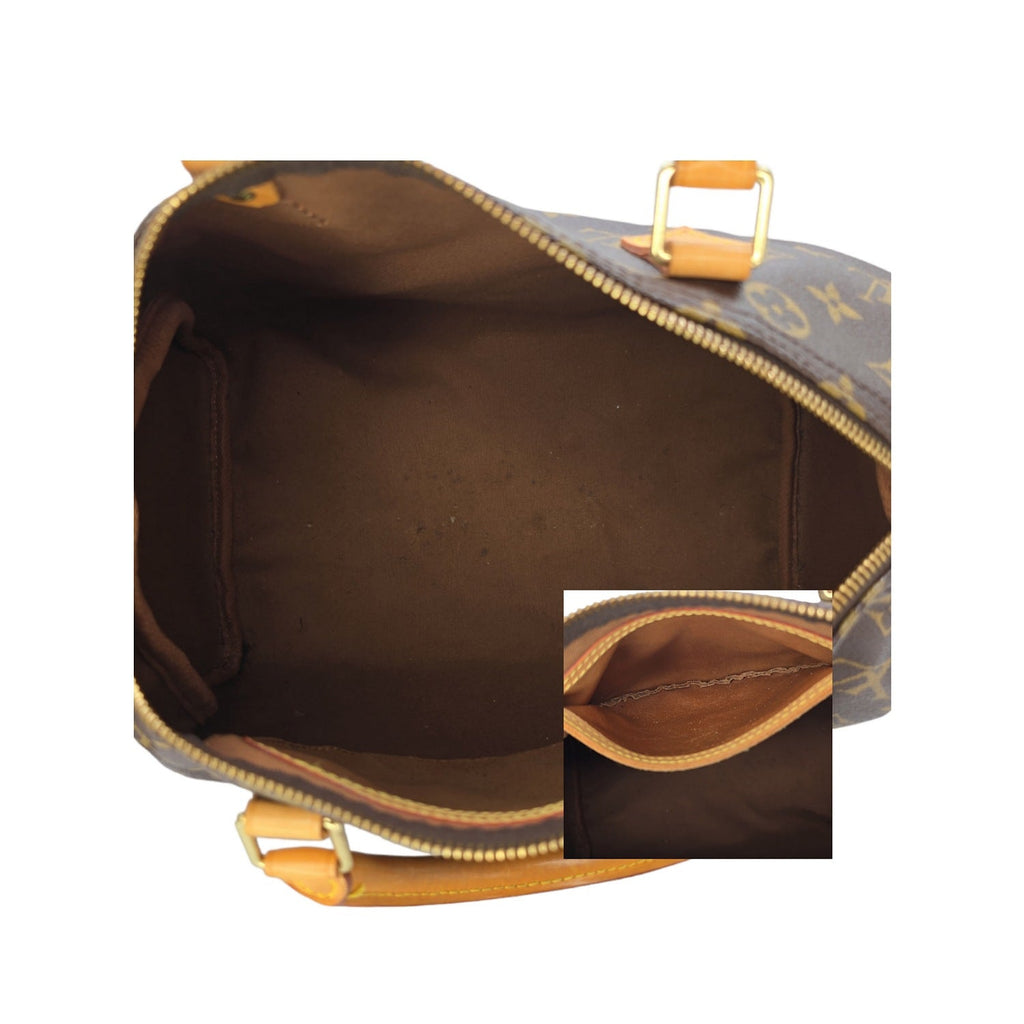 Louis Vuitton Monogram Speedy 30 Satchel