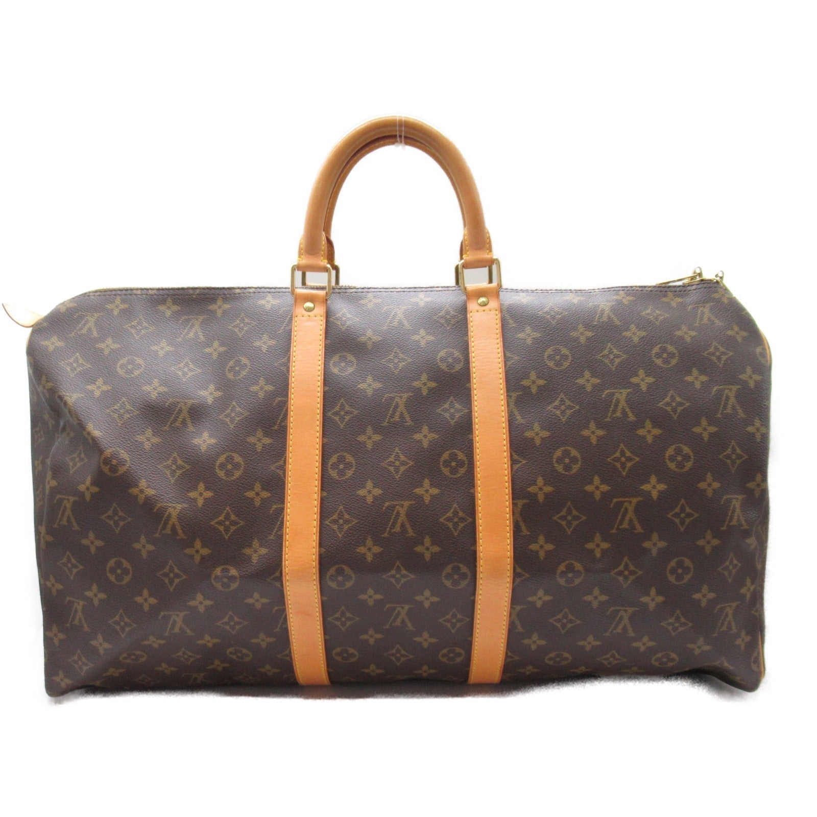 Louis Vuitton Louis Vuitton Keepall 55 Boston Bag PVC Coated Canvas Monogram   Brown M41424