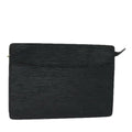 Louis Vuitton Epi Pochette Homme Clutch Bag Black Noir