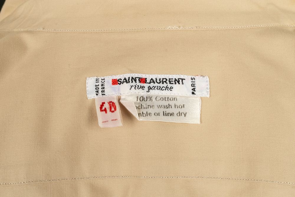 Chemise en coton Yves Saint Laurent