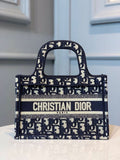 GLAMI Mini Book Tote Bag Blue By Maria Grazia Chiuri For Women 9in/22cm CD S5475ZRIW_M928