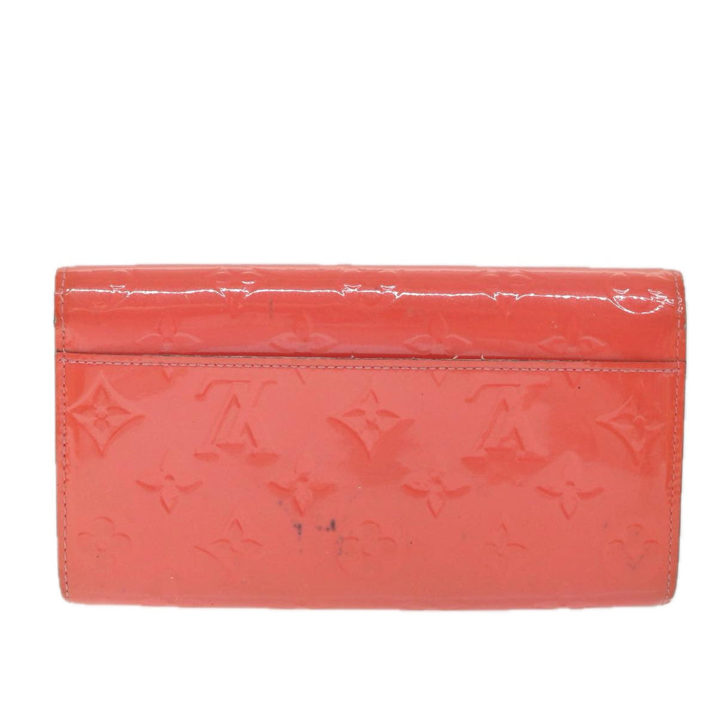 Hot Pink Patent Leather Long Wallet