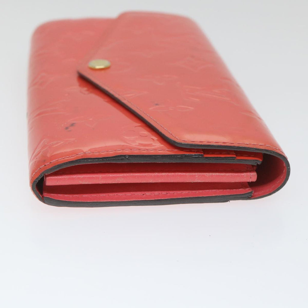 Hot Pink Patent Leather Long Wallet