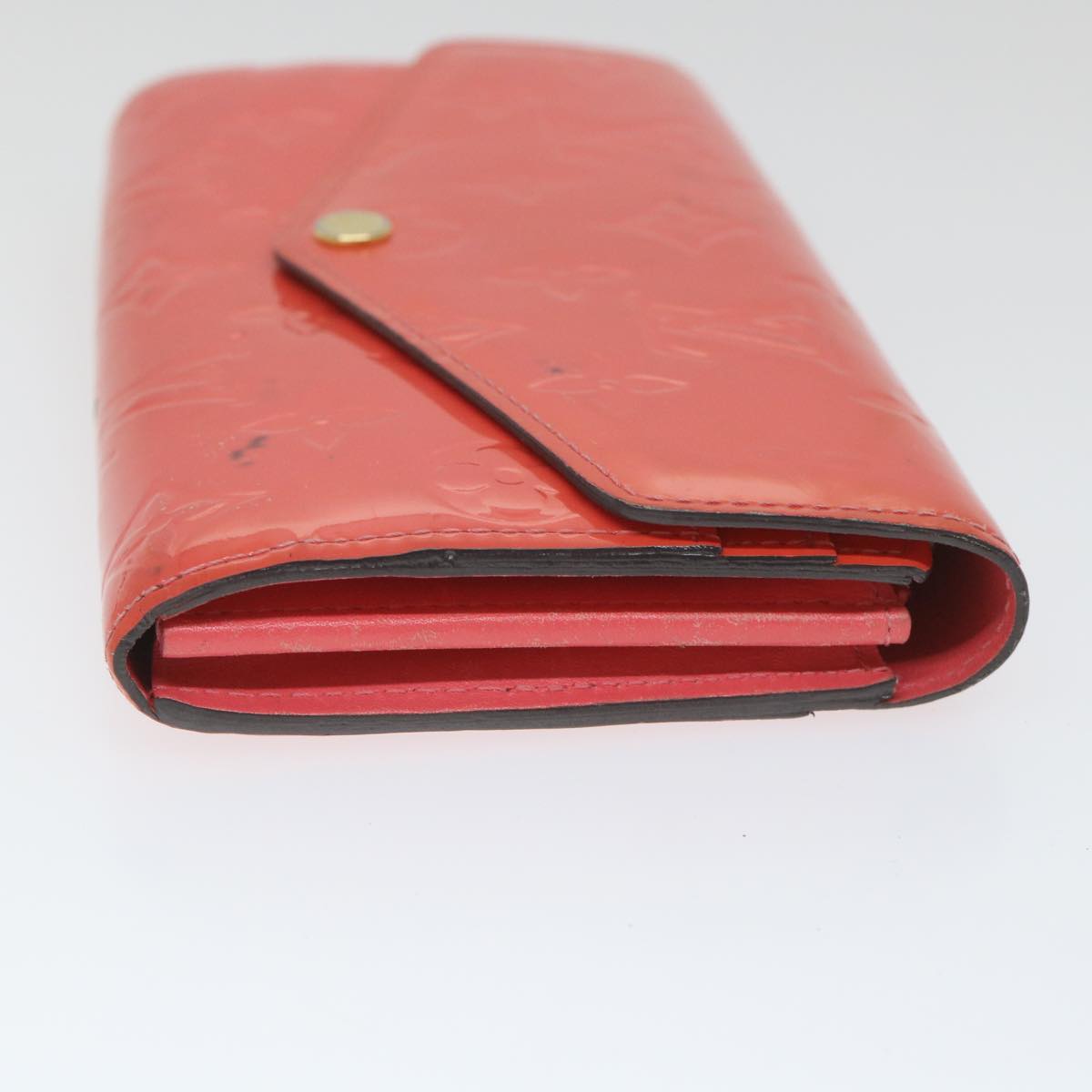 Hot Pink Patent Leather Long Wallet