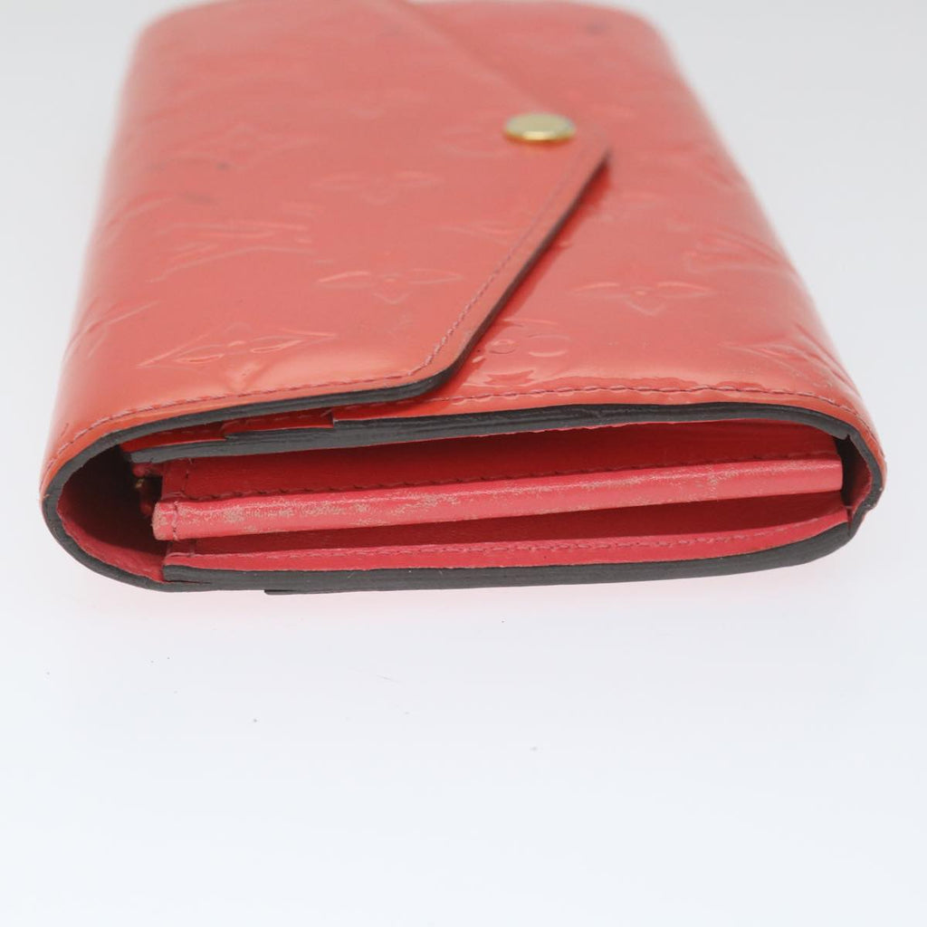 Hot Pink Patent Leather Long Wallet