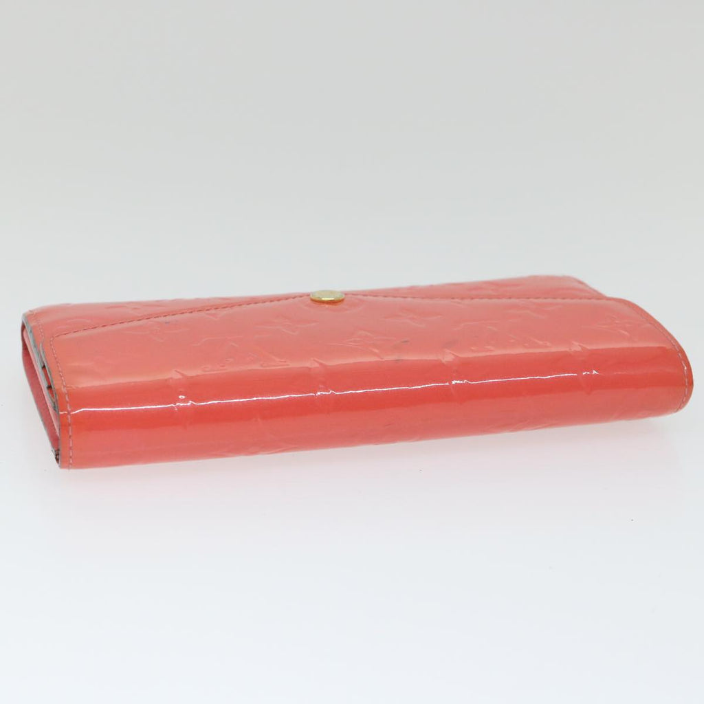 Hot Pink Patent Leather Long Wallet