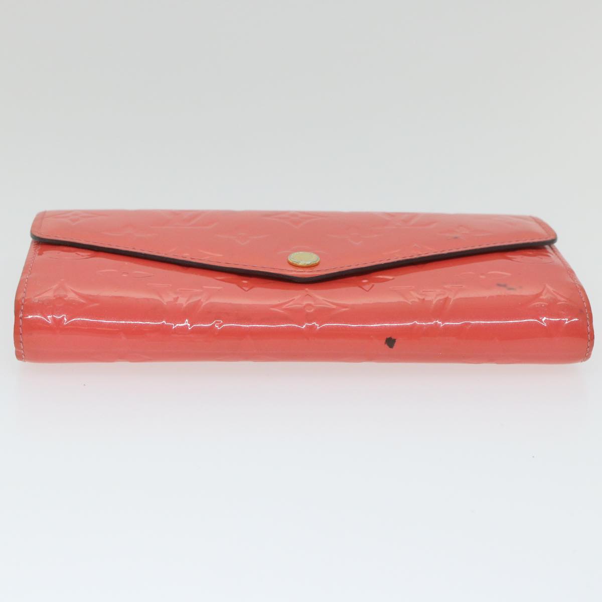 Hot Pink Patent Leather Long Wallet