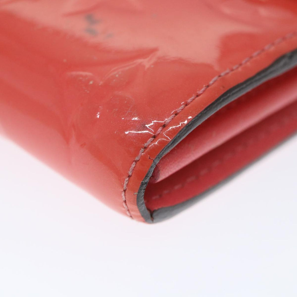 Hot Pink Patent Leather Long Wallet