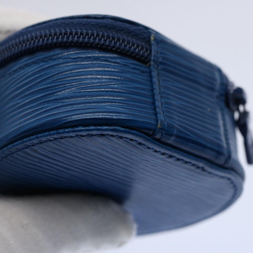 Blue Epi Leather Case