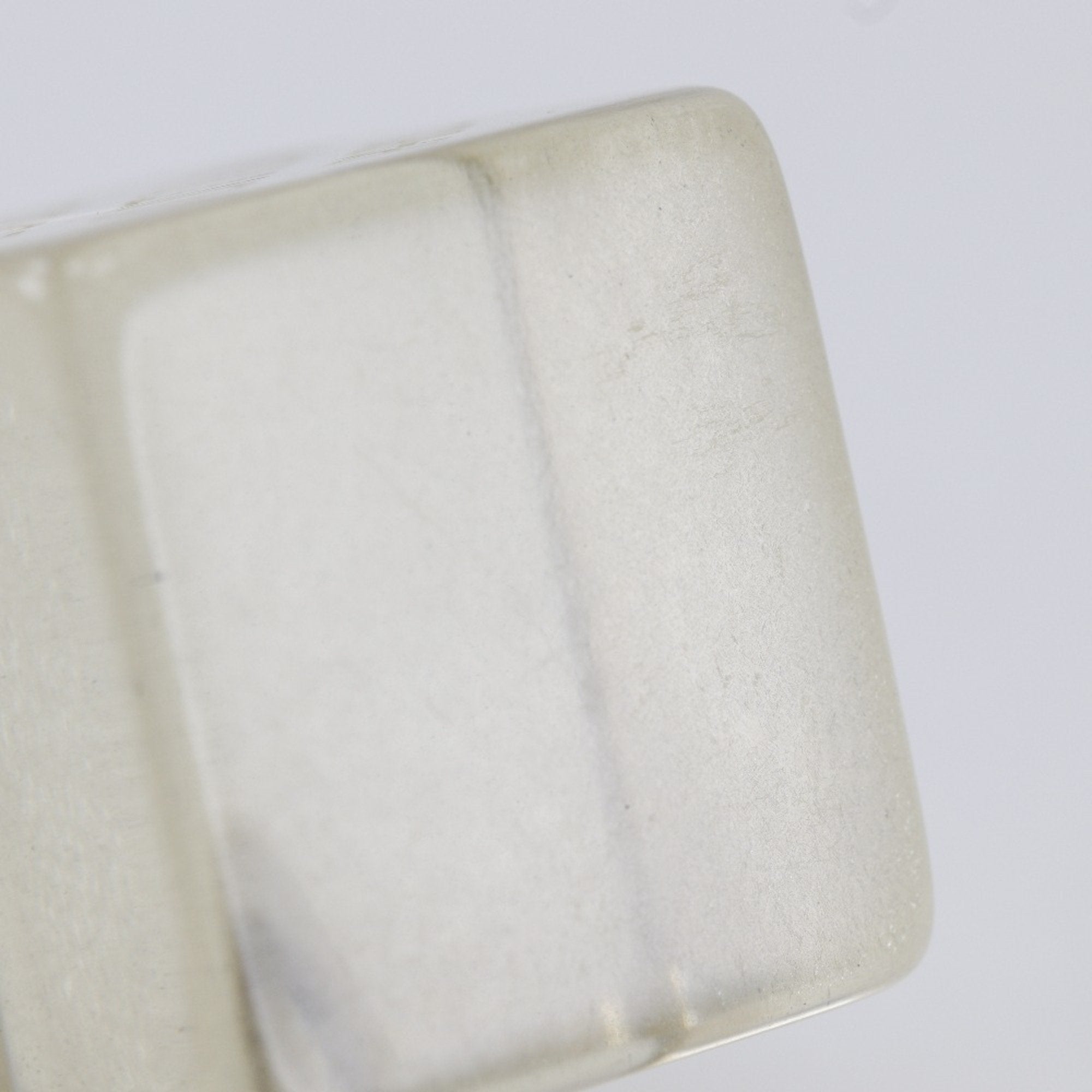 White Plastic Hair Clip