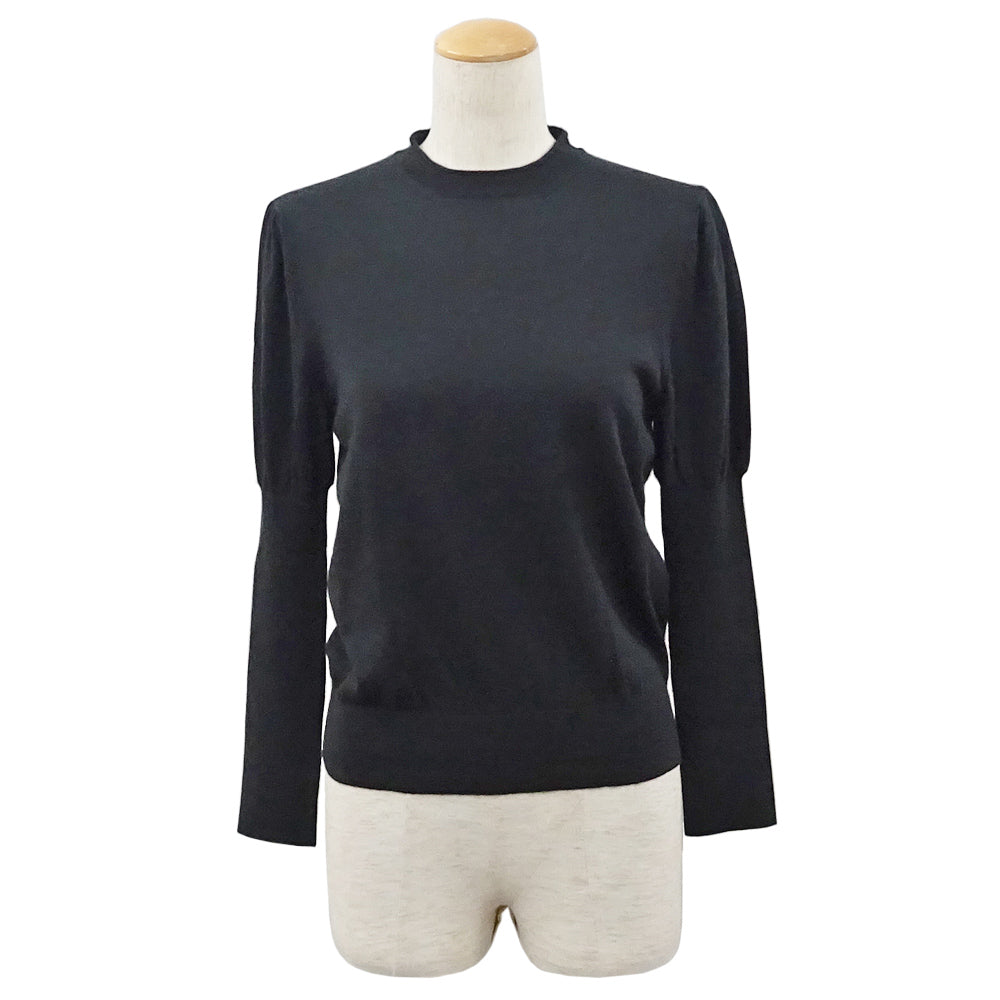 Louis Vuitton RW172W Black S Wool Cashmere Italian Made  Apparel Women's Clothes