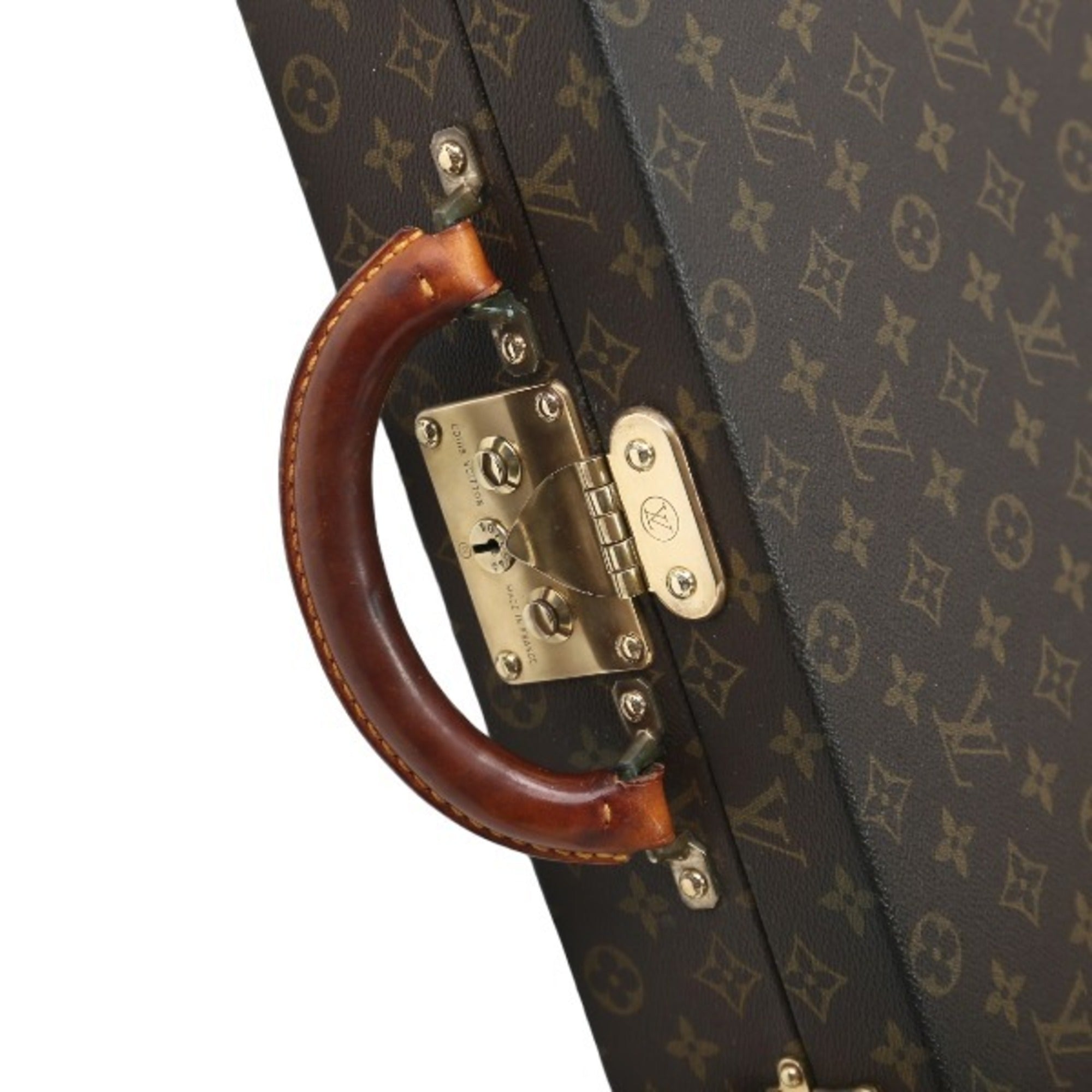 Elegant Canvas Bag with Key Made in France