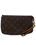 Monogram Canvas Pouch with Shoulder Strap
