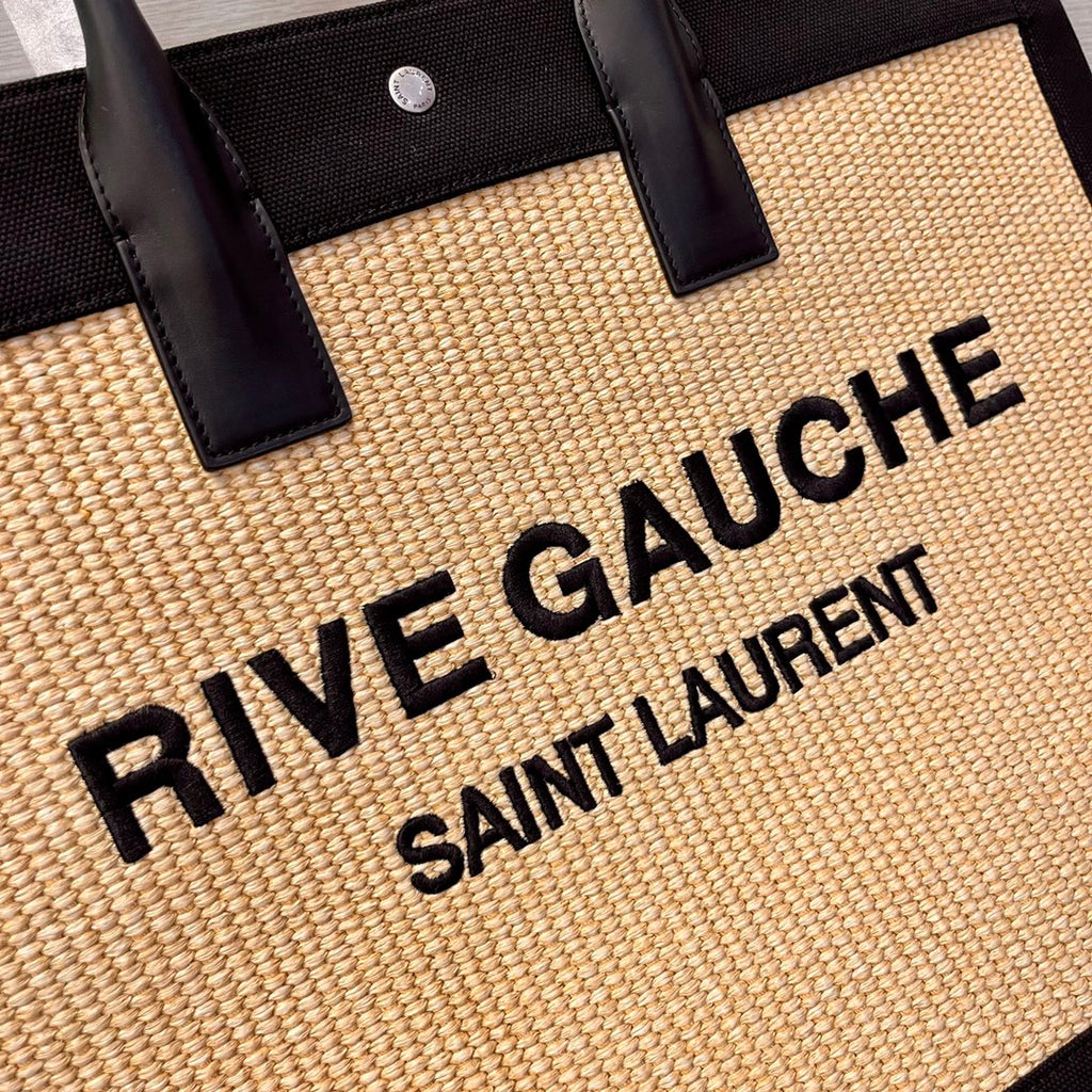 GLAMI Rive Gauche Tote Bag In Raffia For Women 18.9in/48cm YSL