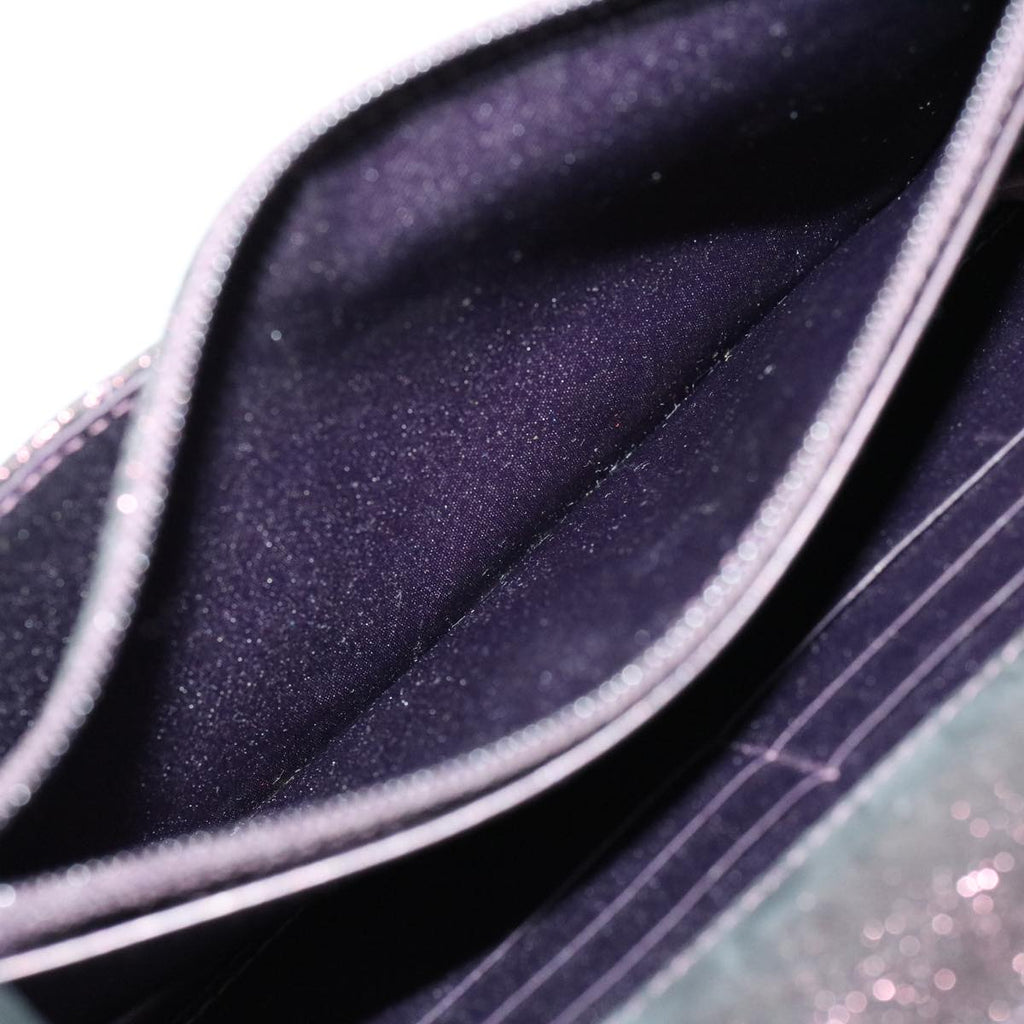 Chanel Captivating Purple Satin Matelasse Shoulder Bag