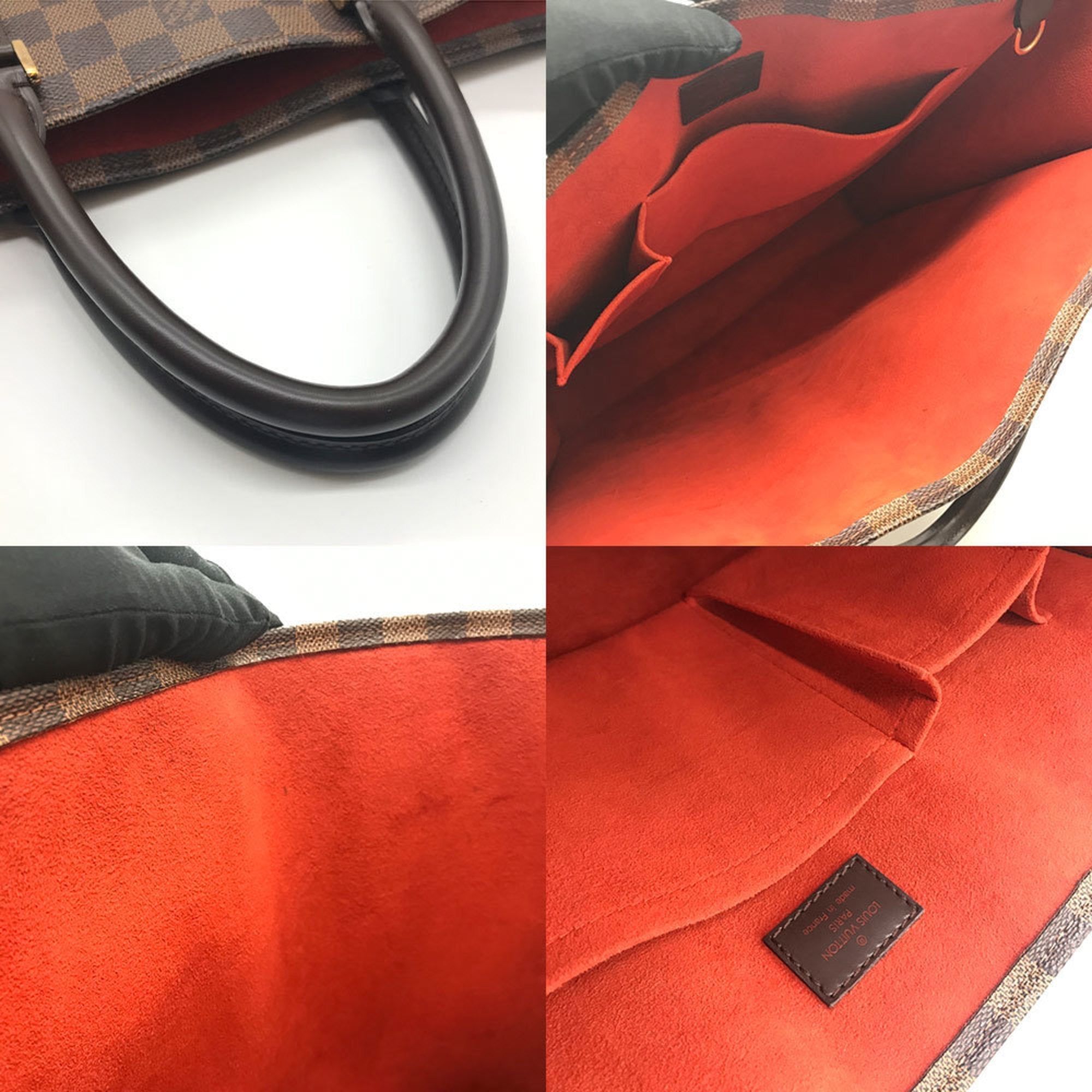 Versatile Damier Canvas Tote Bag