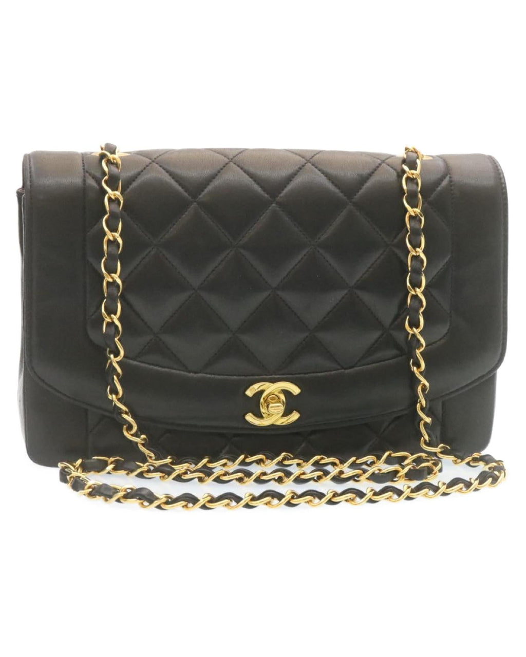 CHANEL Classic Flap Bag Quilted Satin Leather