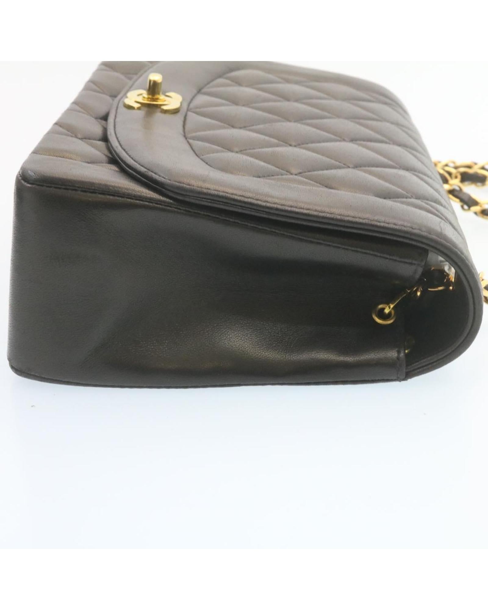 CHANEL Classic Flap Bag Quilted Satin Leather