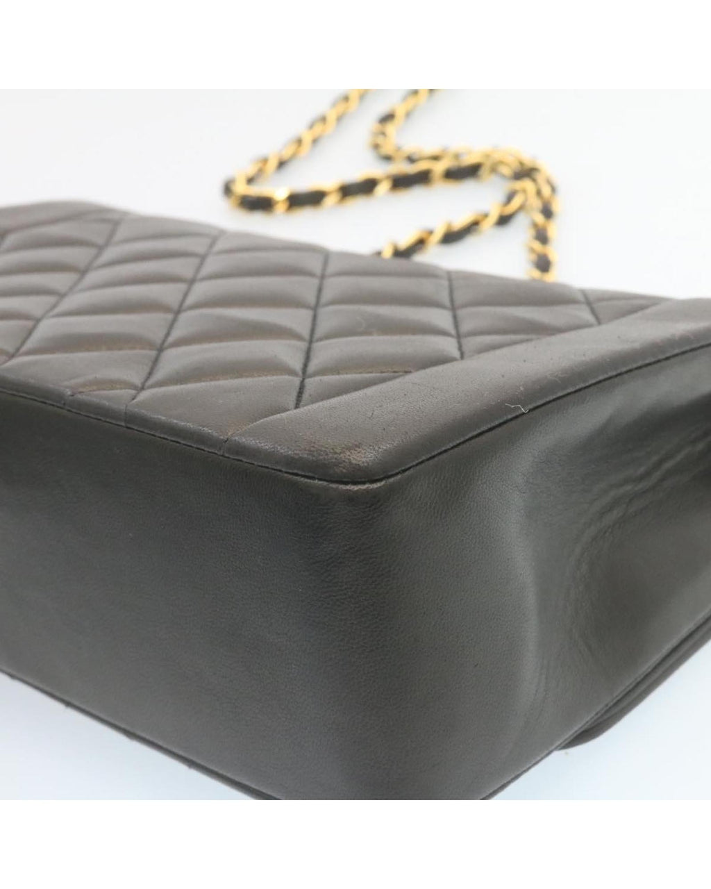 CHANEL Classic Flap Bag Quilted Satin Leather
