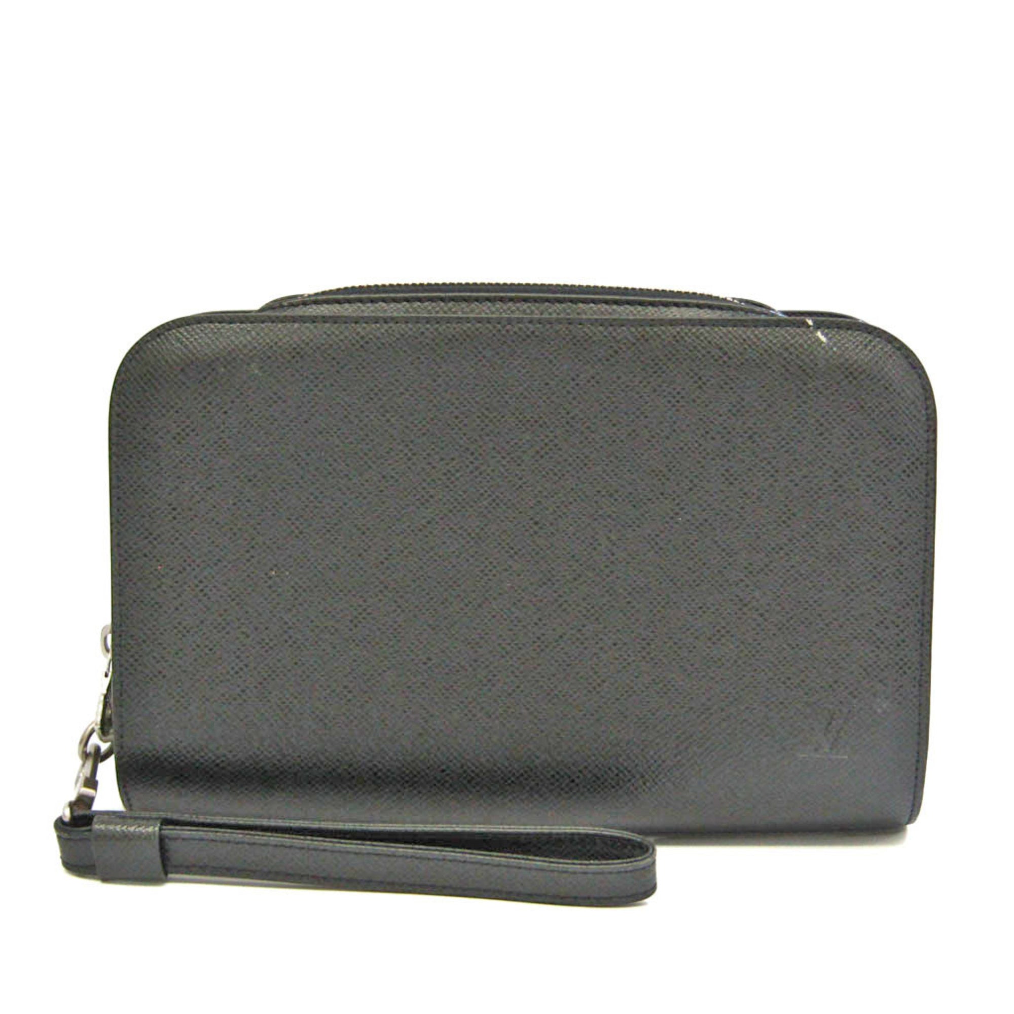 Black Leather Baikal Bag by Louis Vuitton