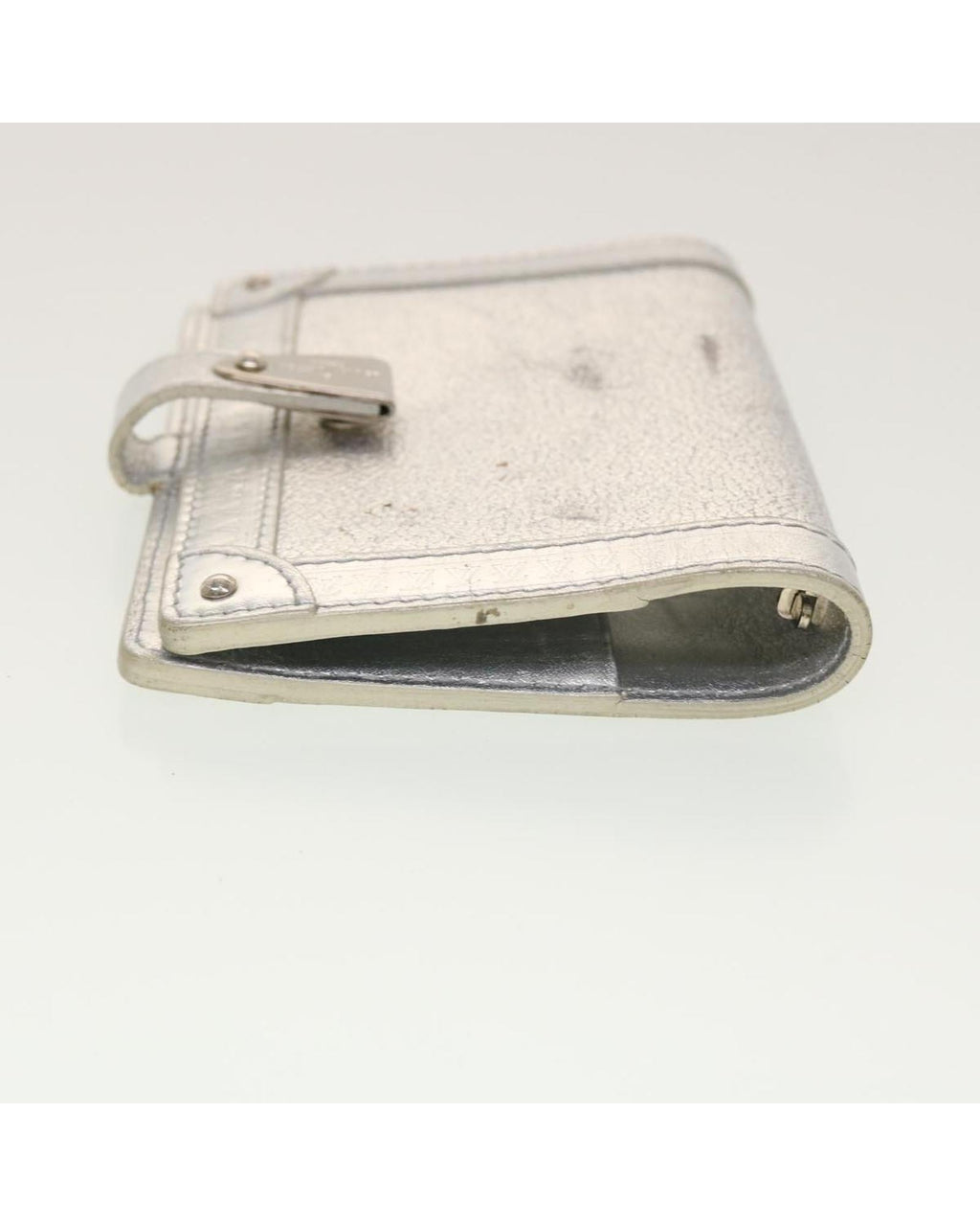 LOUIS VUITTON Agenda PM Silver Leather Agenda R20003