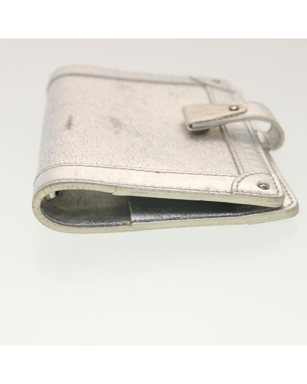 LOUIS VUITTON Agenda PM Silver Leather Agenda R20003