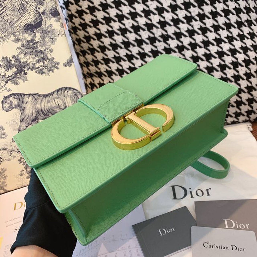 GLAMI 30 Montaigne Chained Bag Deep Mint Green Box For Women 24cm/9in CD