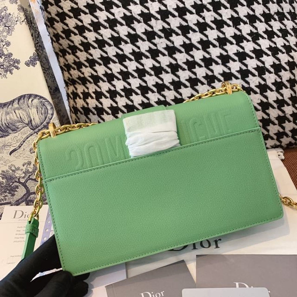 GLAMI 30 Montaigne Chained Bag Deep Mint Green Box For Women 24cm/9in CD