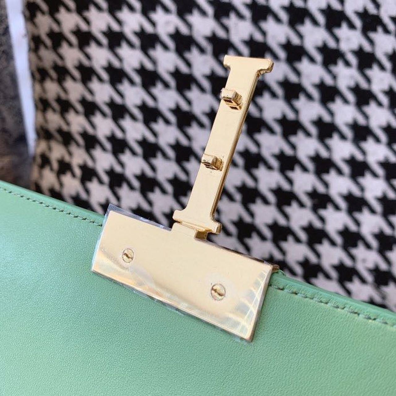 GLAMI 30 Montaigne Chained Bag Deep Mint Green Box For Women 24cm/9in CD